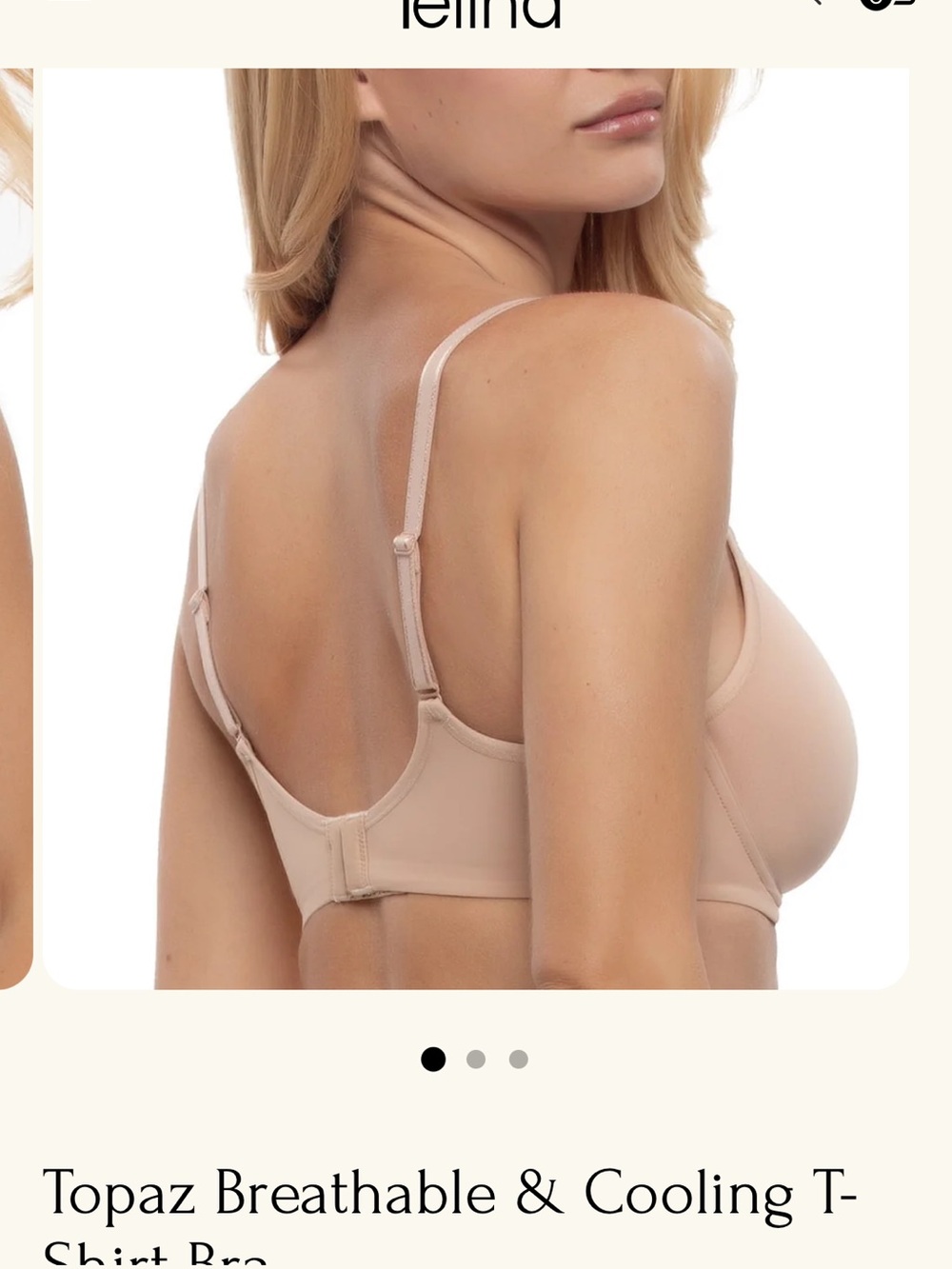 Paramour Topaz- Breathable & Cooling T-Shirt Bra - Warm Nude